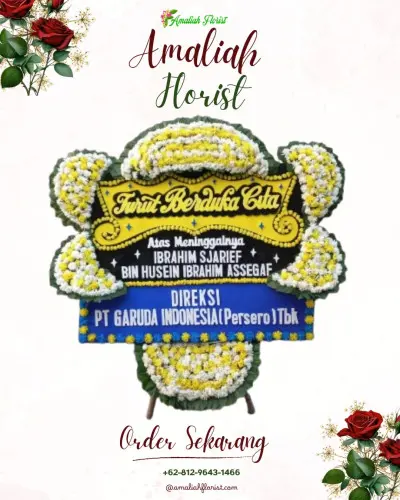 Papan Bunga Duka di Cidempet